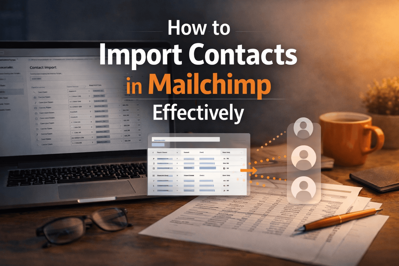 how to import contact in mailchimp